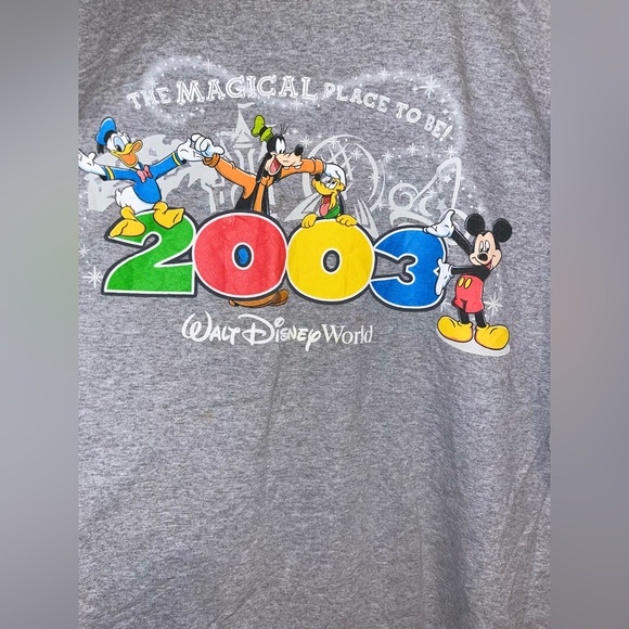 EUC Vintage Disney World 2003 T-shirt Mens Size 2XL - Picture 3 of 4